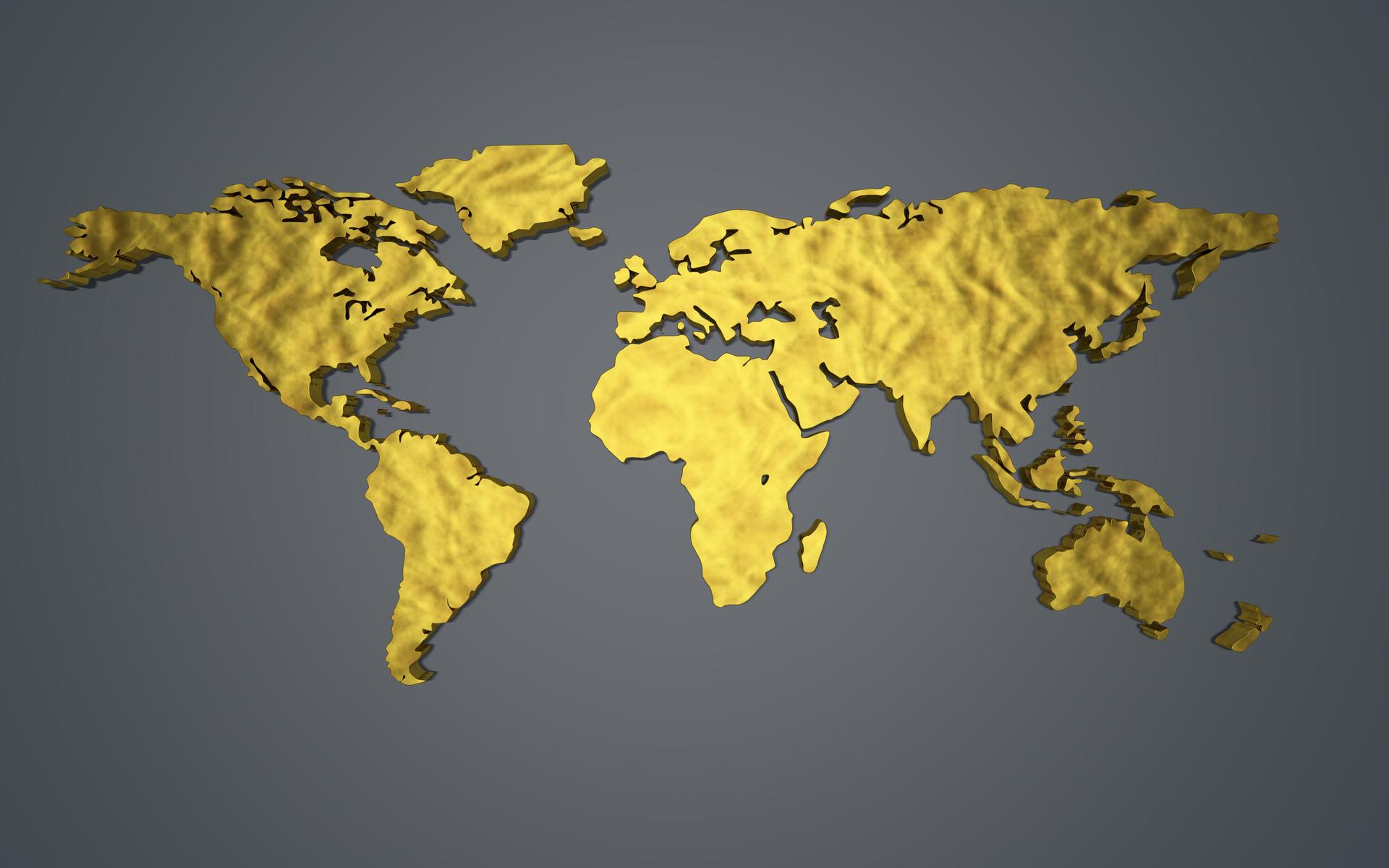 Earth 3d map